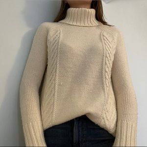 Cream Turtleneck